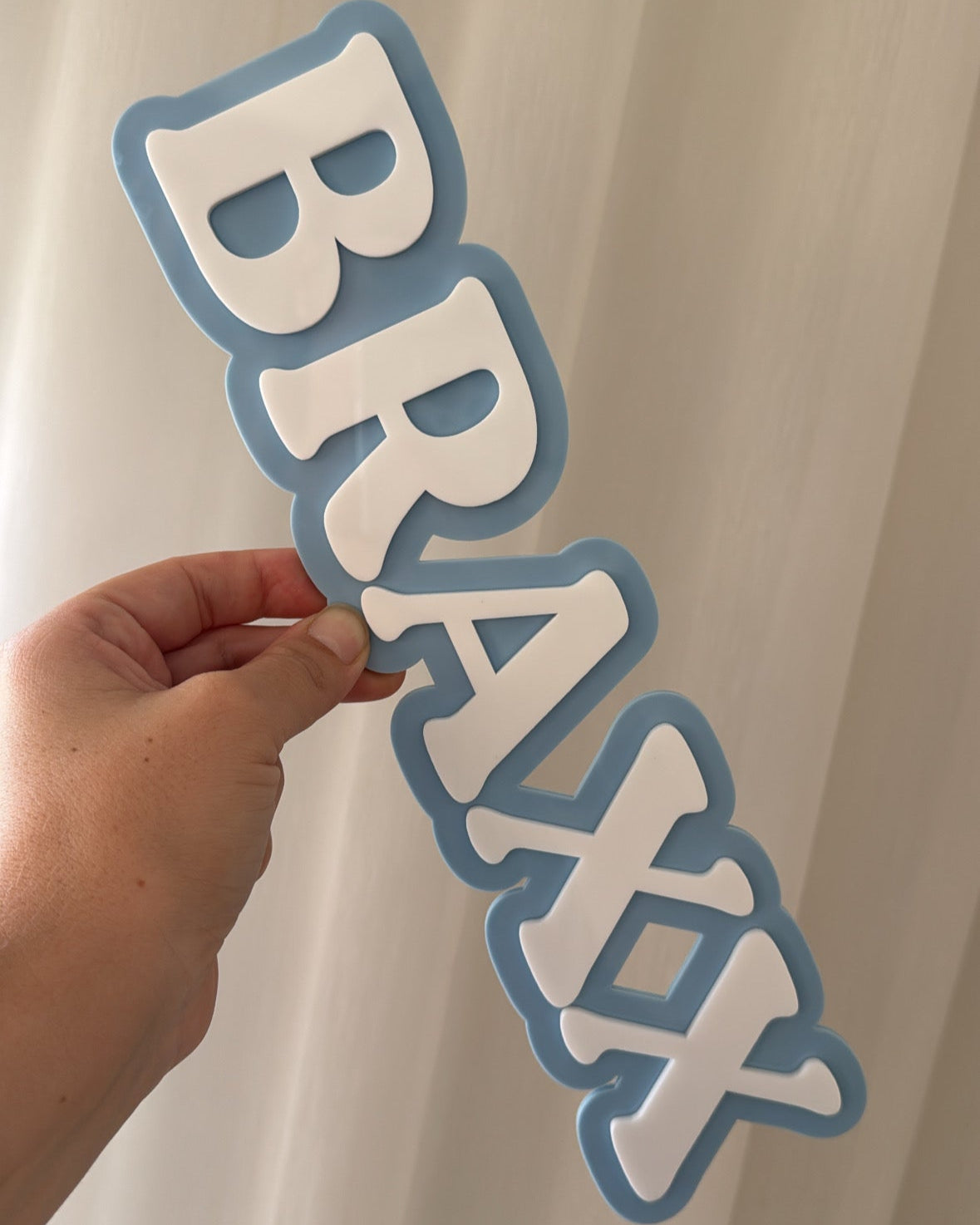 Double Layer Name Sign