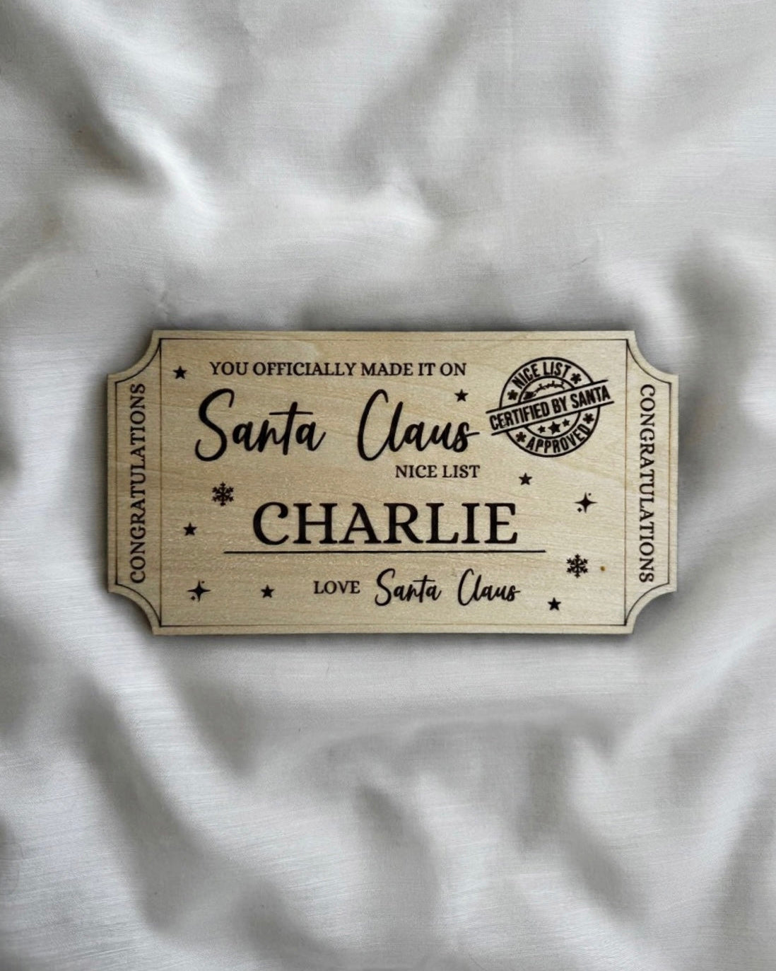 Santa's Nice List Ticket