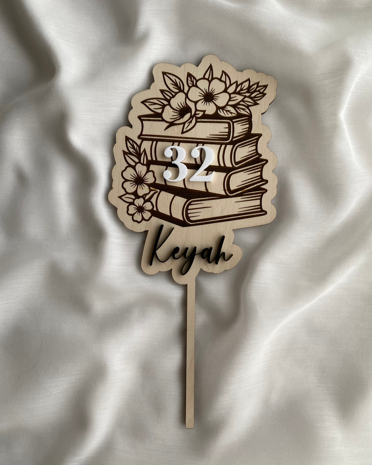Book Cake Topper