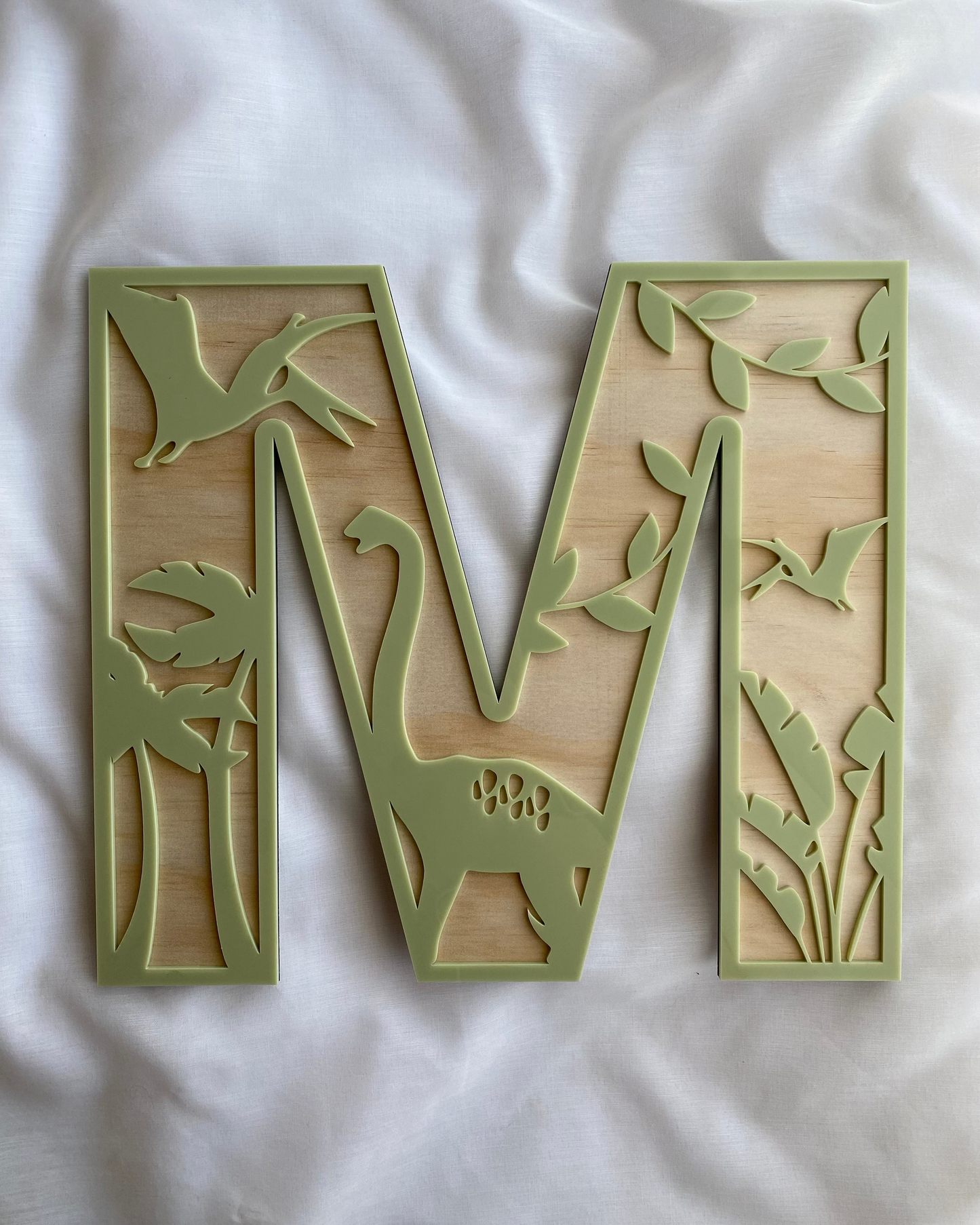 Dinosaur Letter Plaque