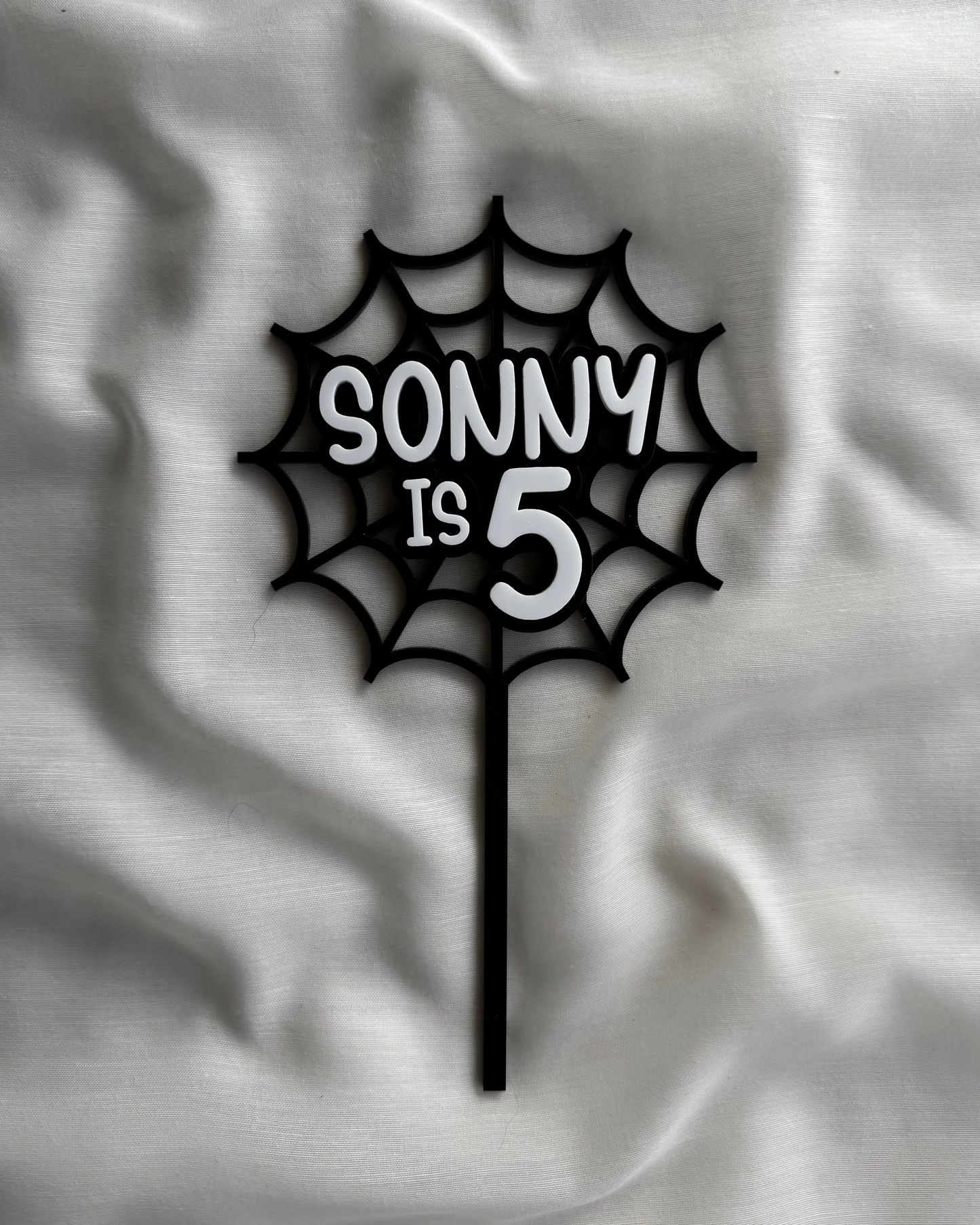 Spider Web Cake Topper