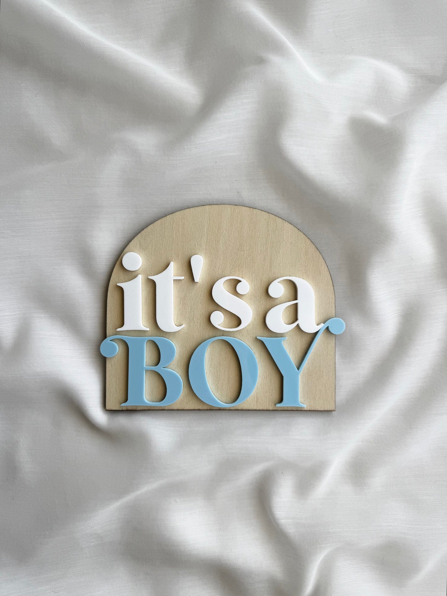 Gender Reveal Plaques