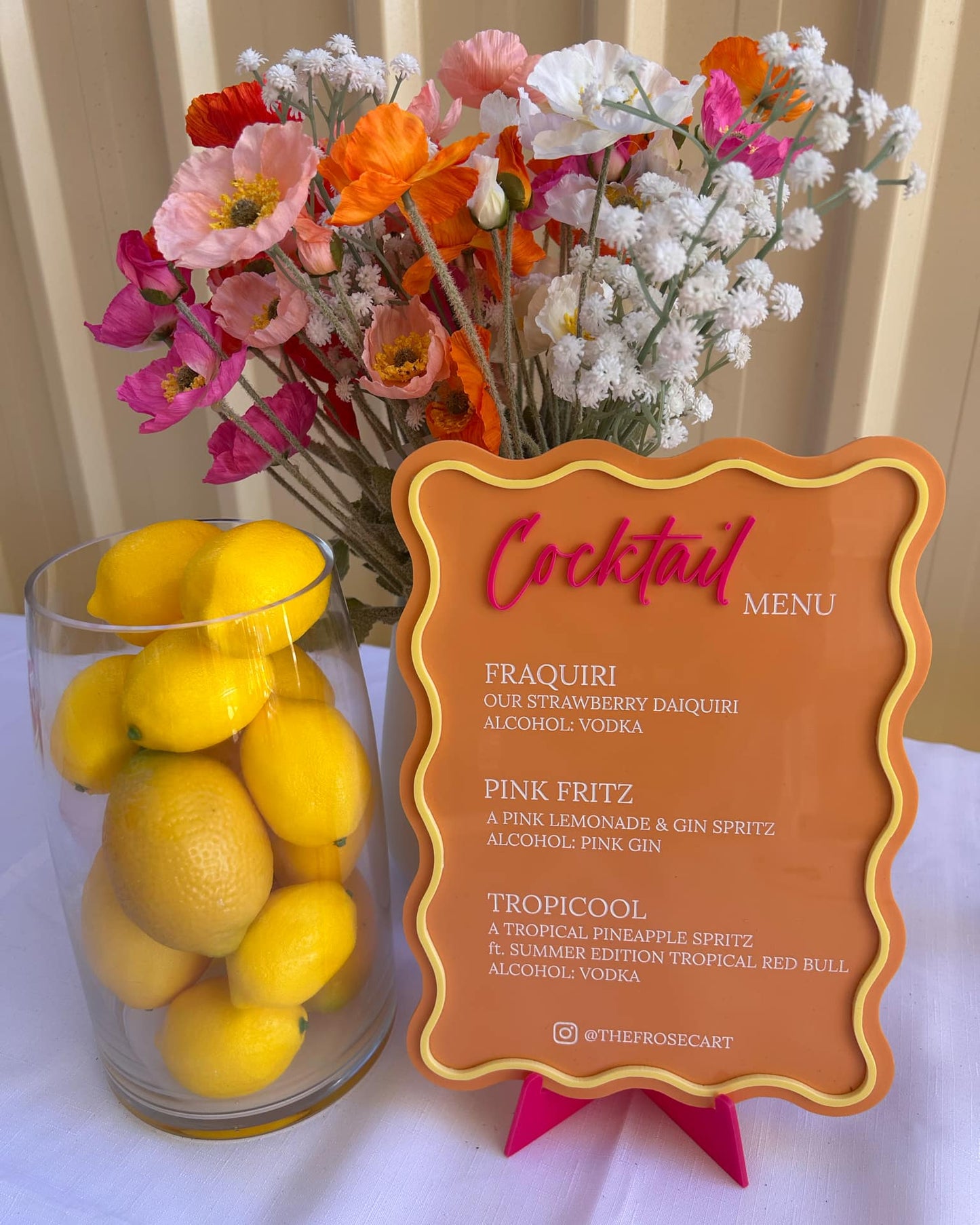 Wavy Drink Sign