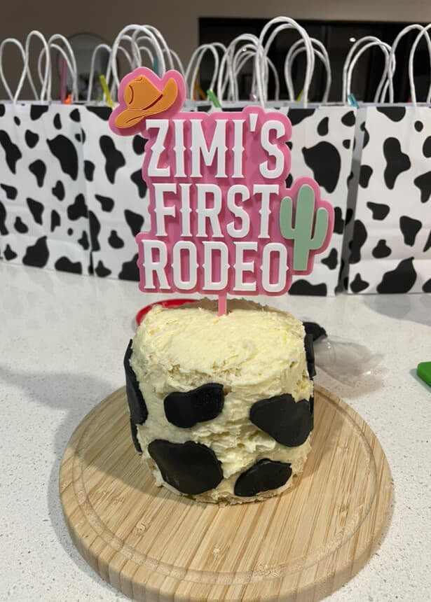 Rodeo Cake Topper