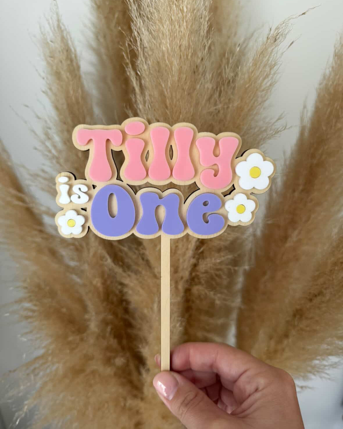 Flower Cake Topper