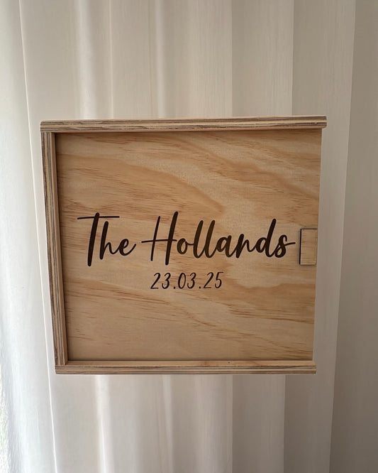Large Keepsake Box - Newlyweds