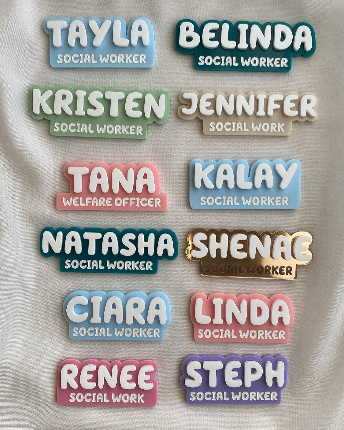 Occupation Name Badge