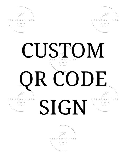 Custom QR Code Sign