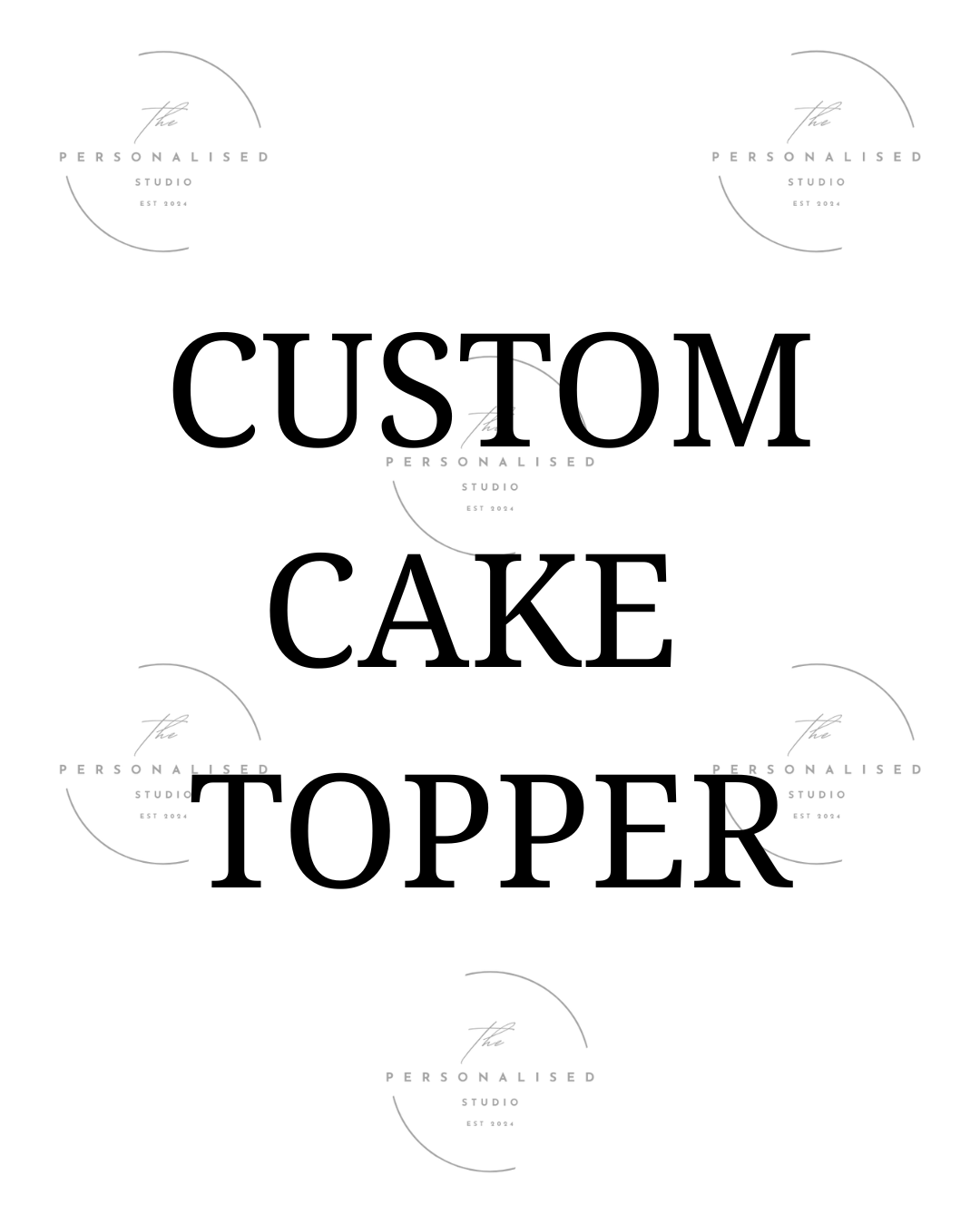 Custom Cake Topper