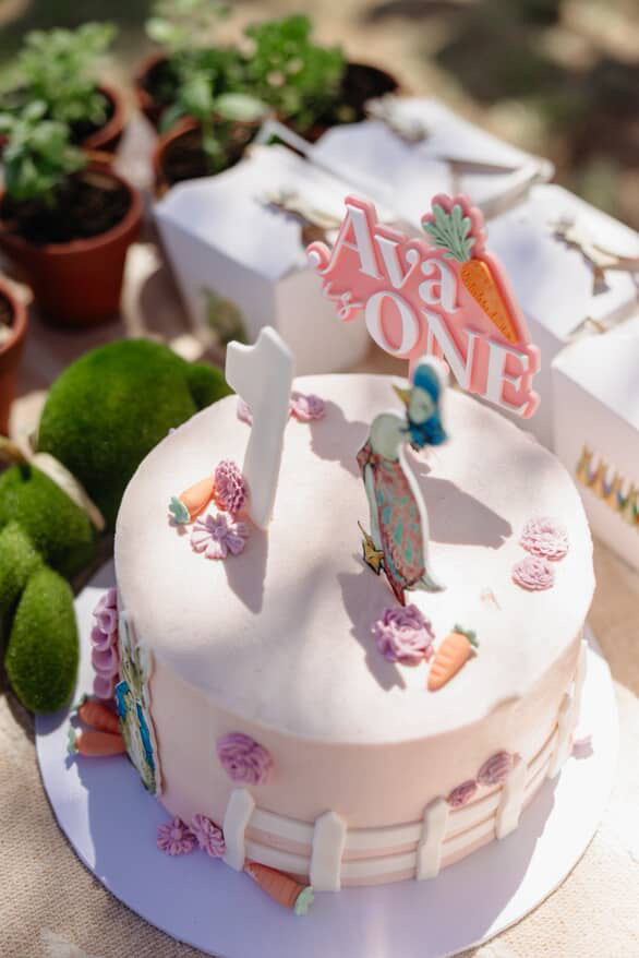 Peter Rabbit / Carrot Cake Topper