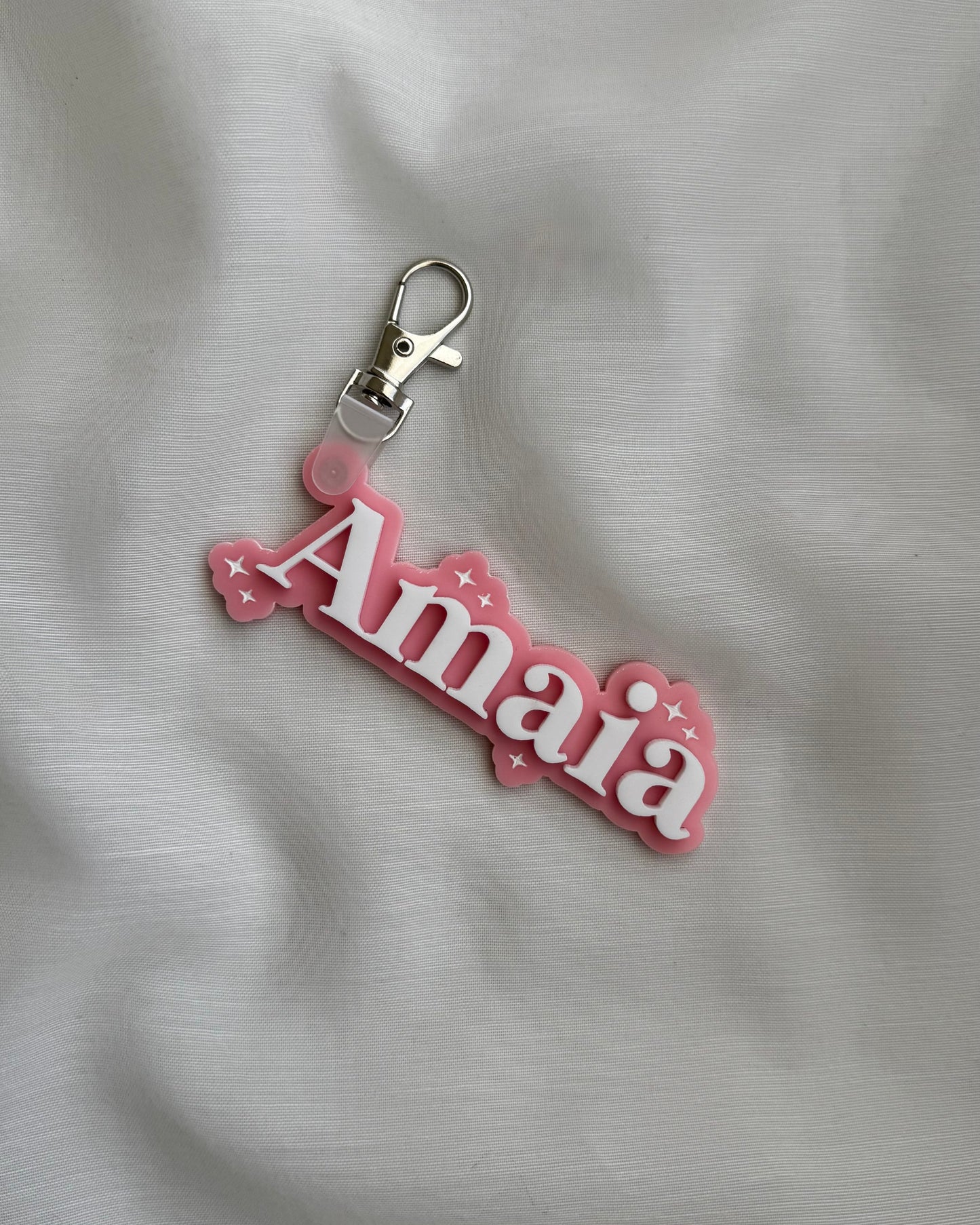 Star Name Keychain