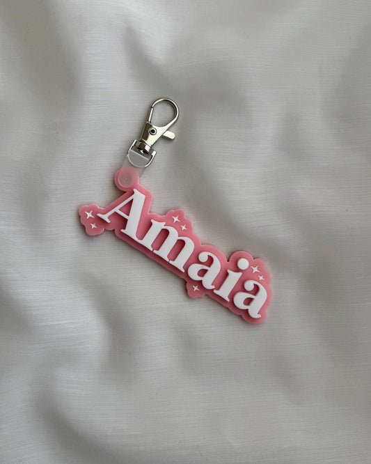 Star Name Keychain