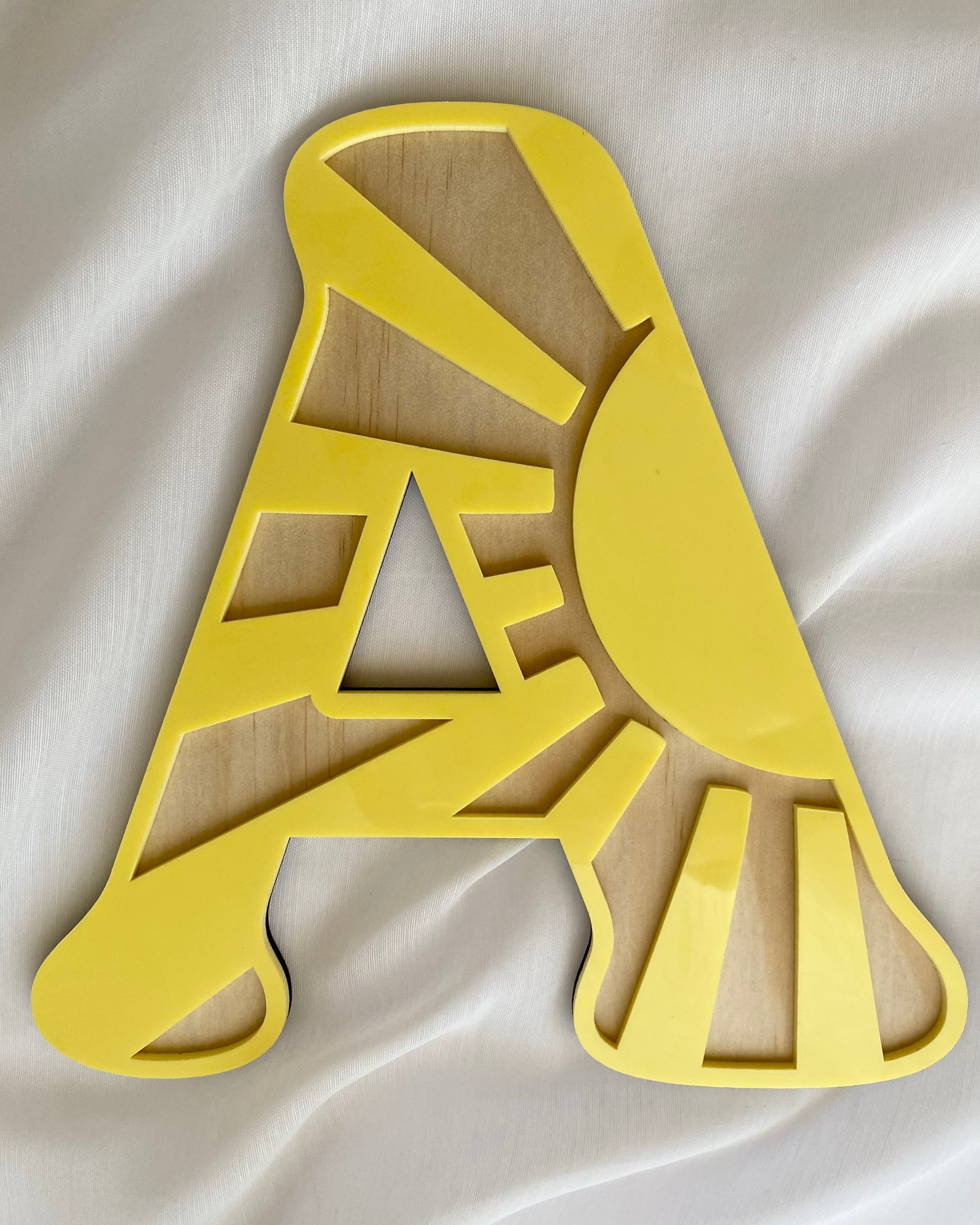Solenn Lettering Sun Themed Letter – The Personalised Studio