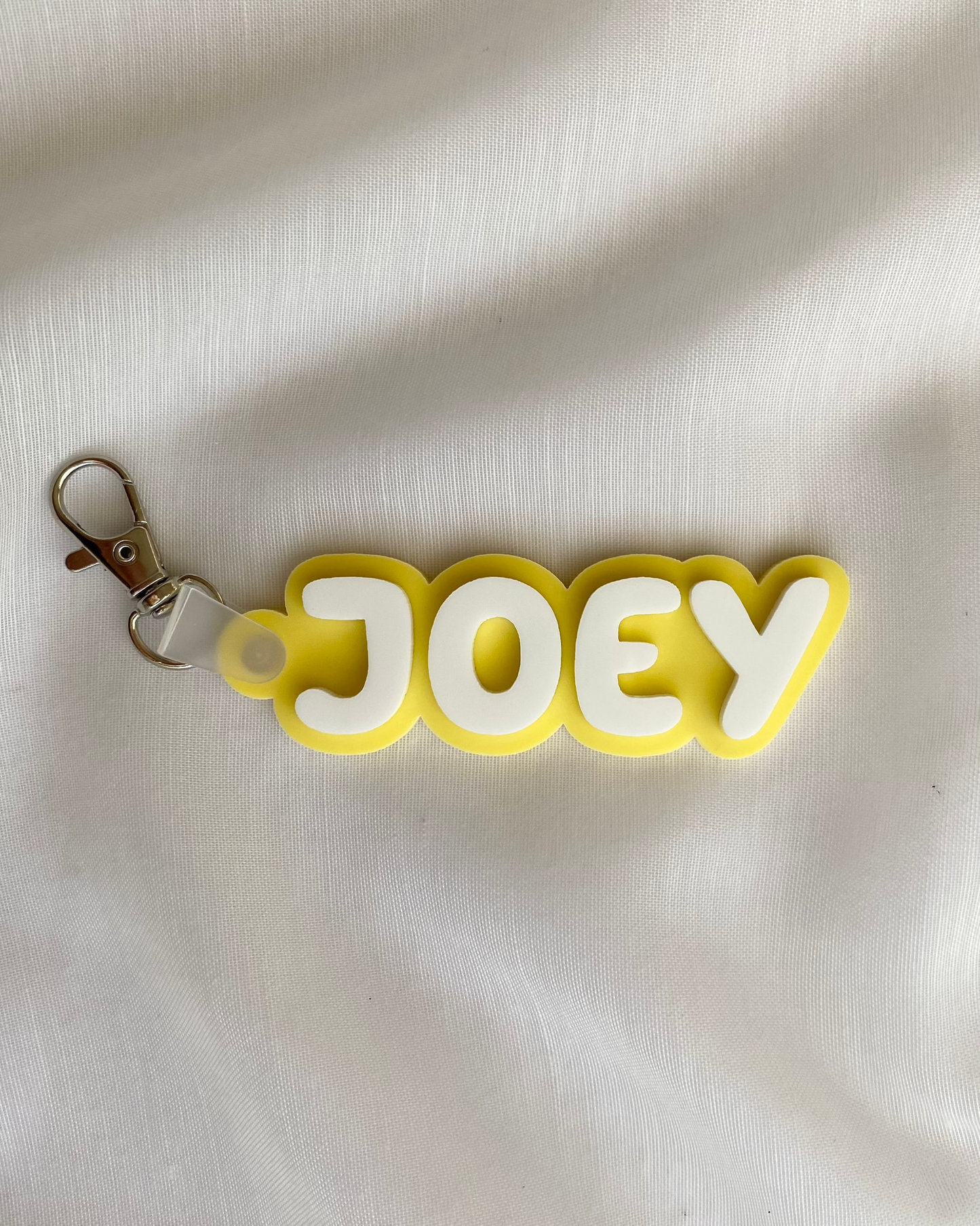 Bubble Name Keychain