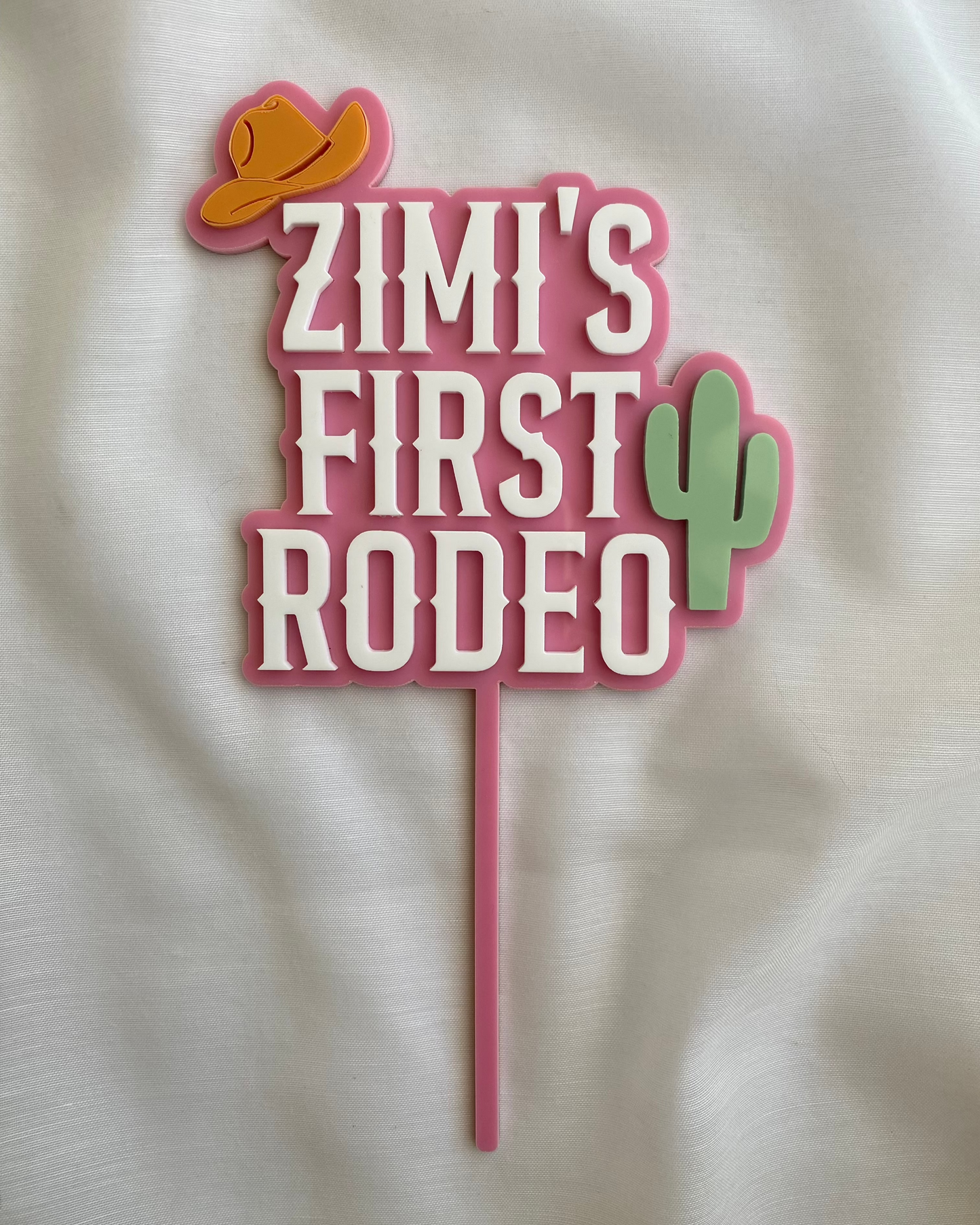 Rodeo Cake Topper