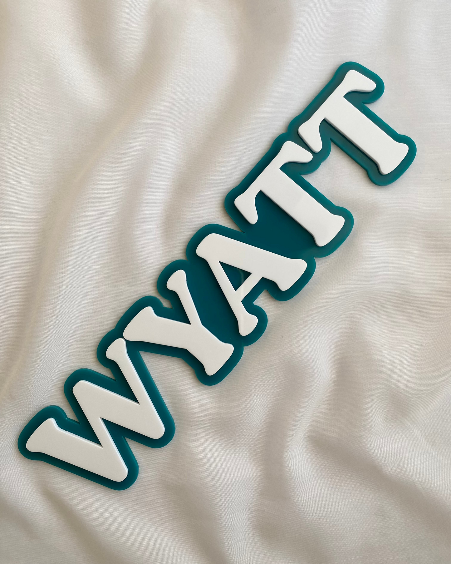 Double Layer Name Sign