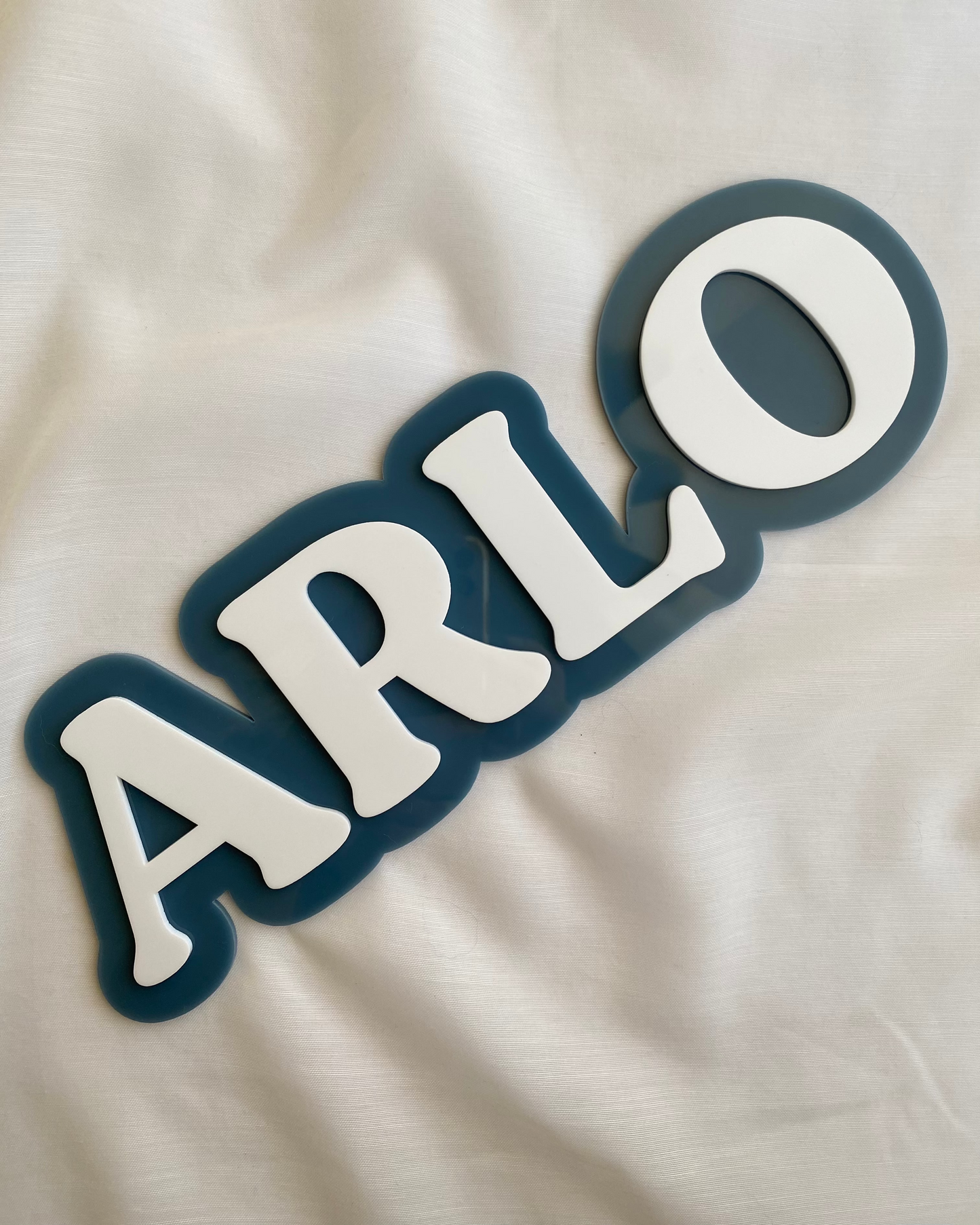 Double Layer Name Sign