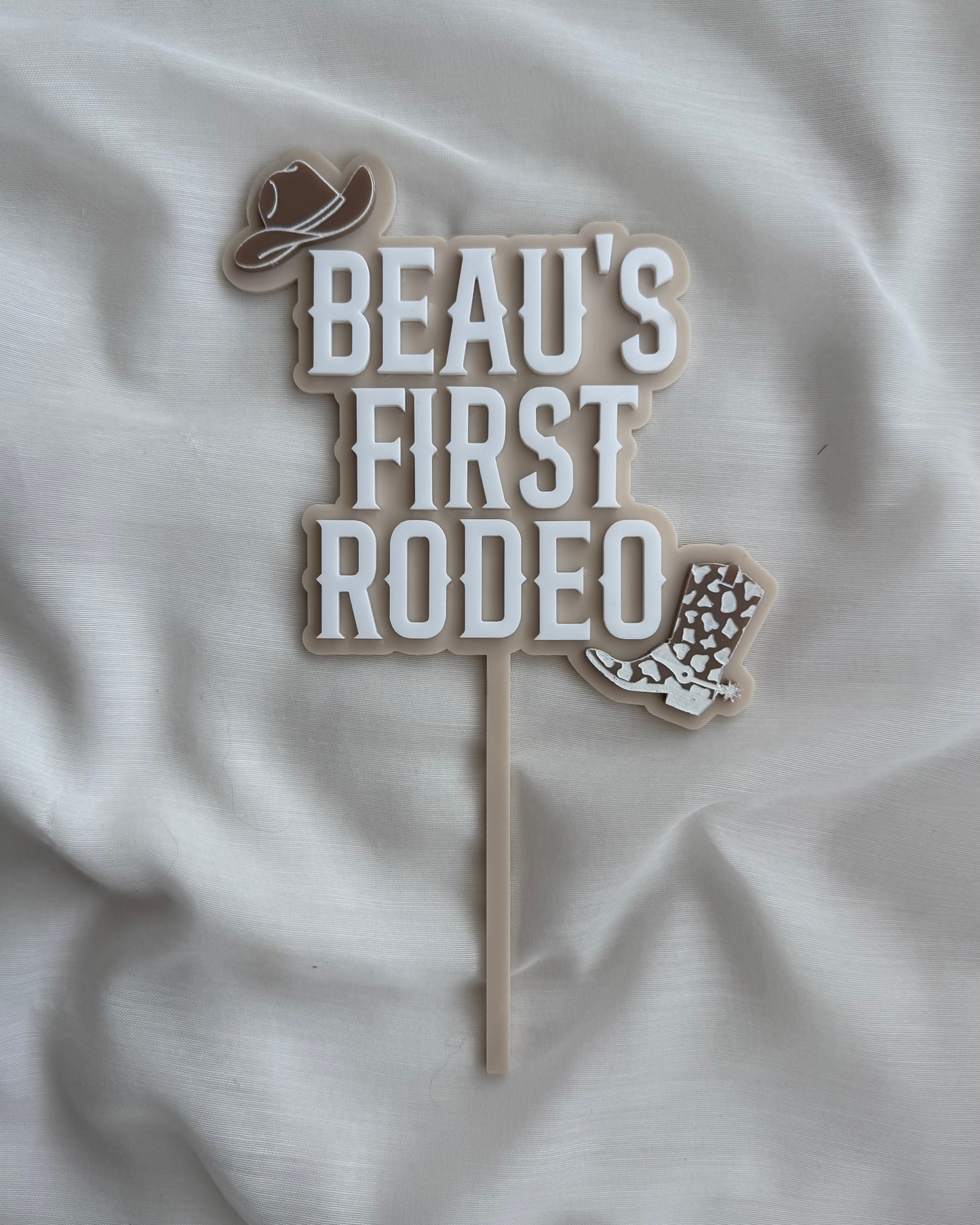 Rodeo Cake Topper