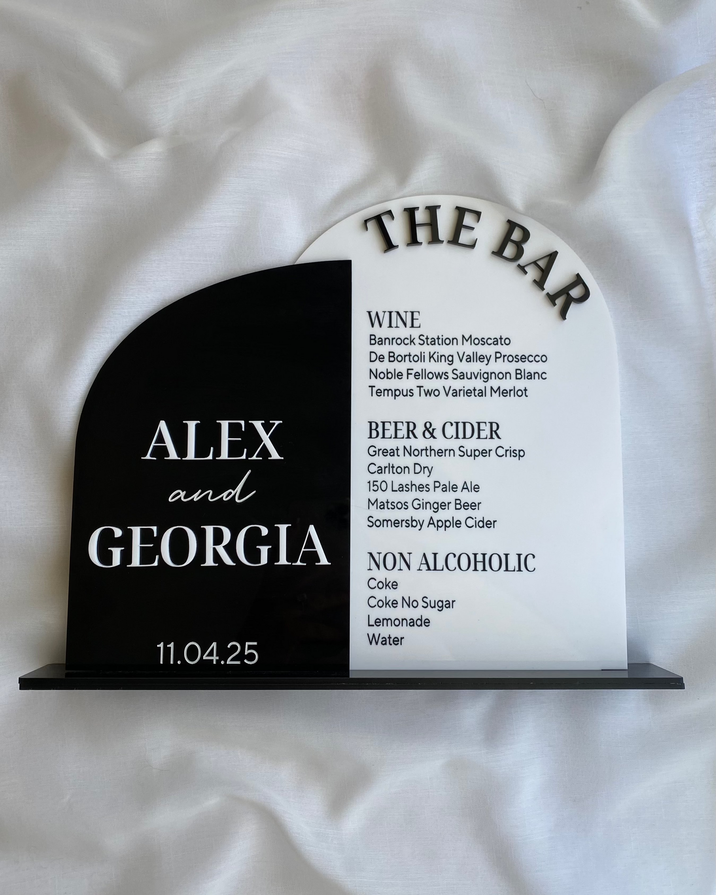 Double Arch Bar Sign