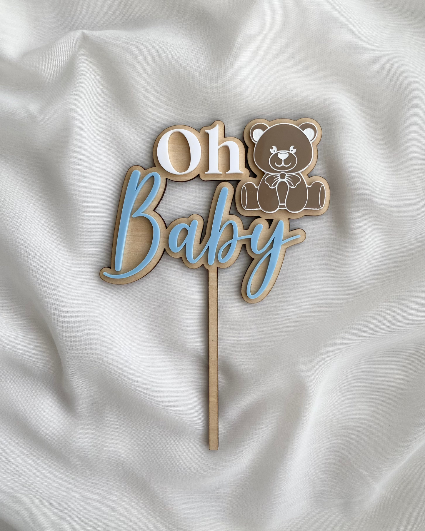 Oh Baby Bear Cake Topper