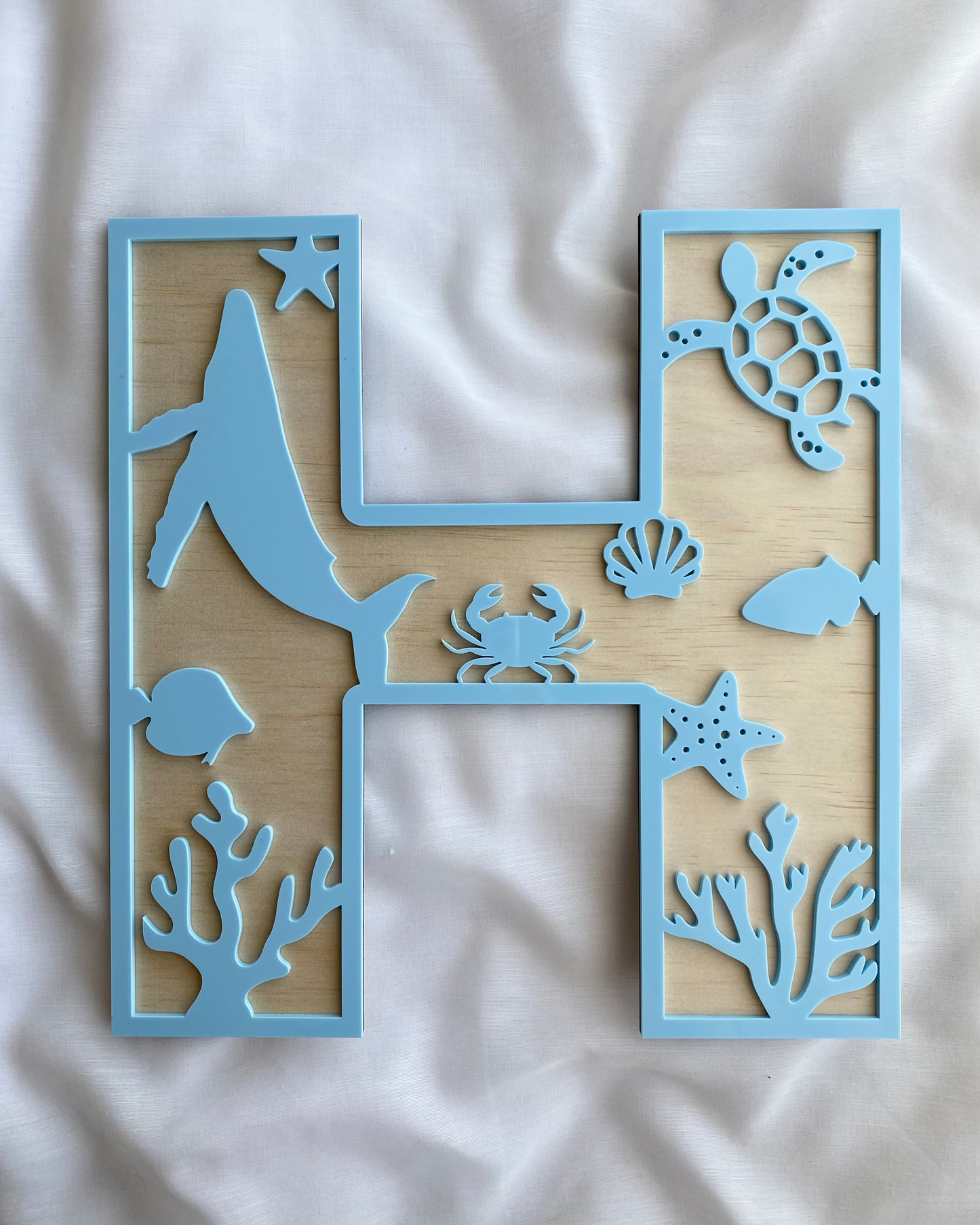 Ocean Letter Plaque