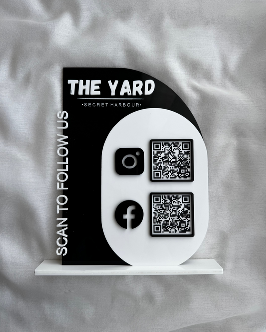 Asymmetric QR Code Sign