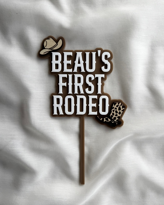 Rodeo Cake Topper