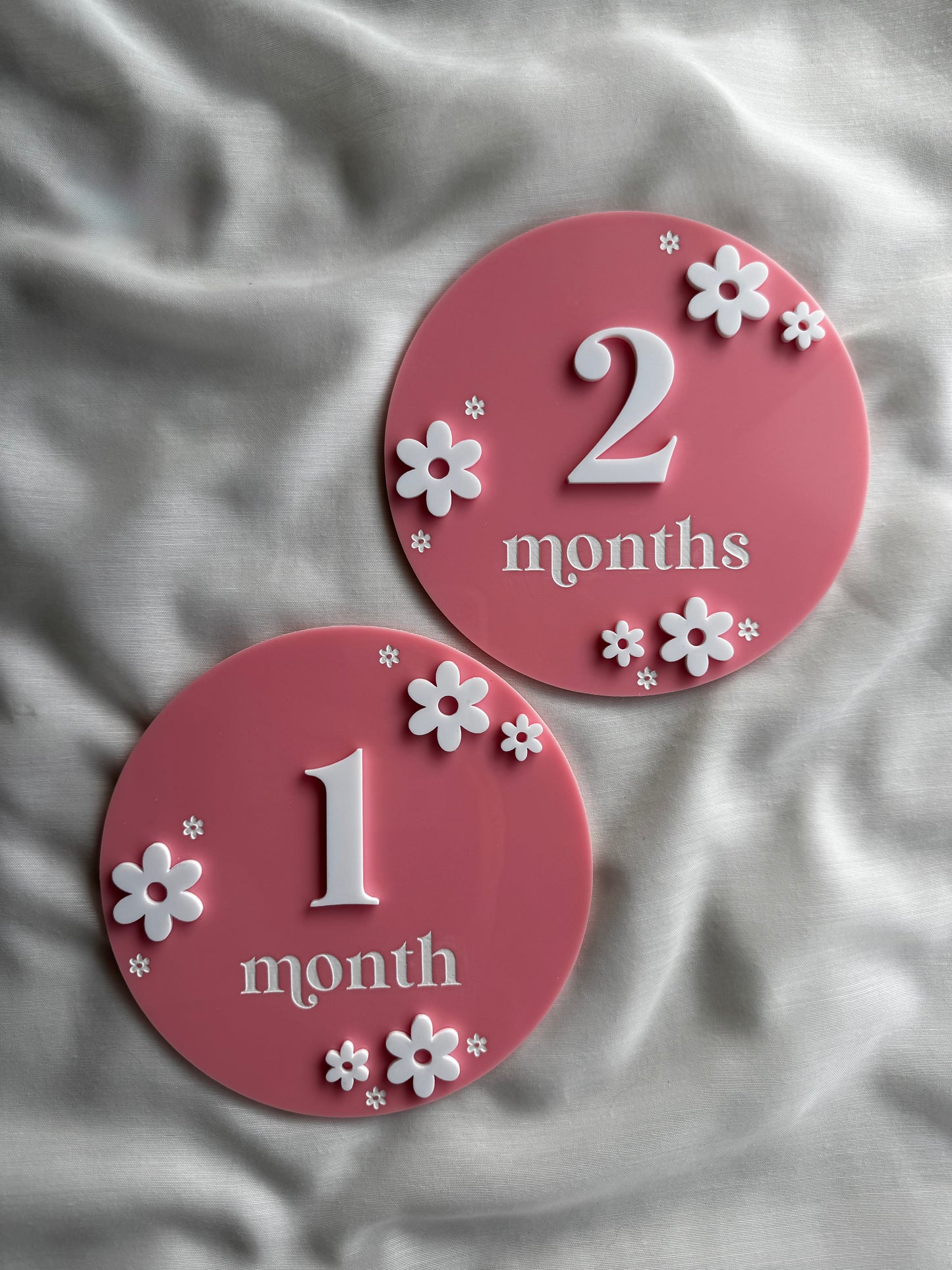 Flower Milestone Discs