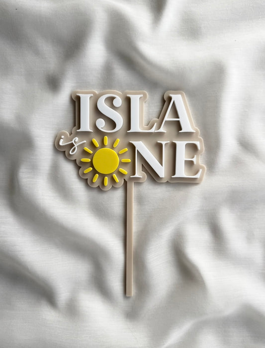 Sun Cake Topper