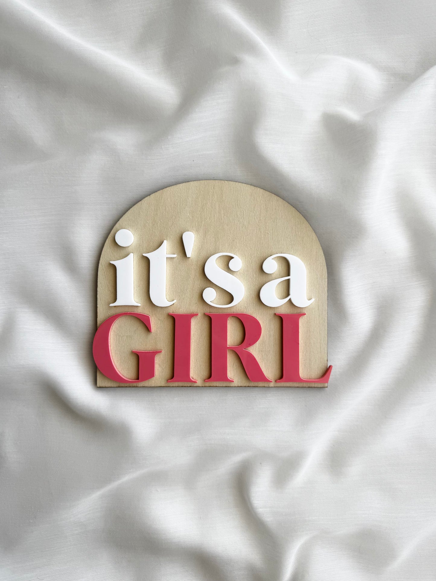 Gender Reveal Plaques