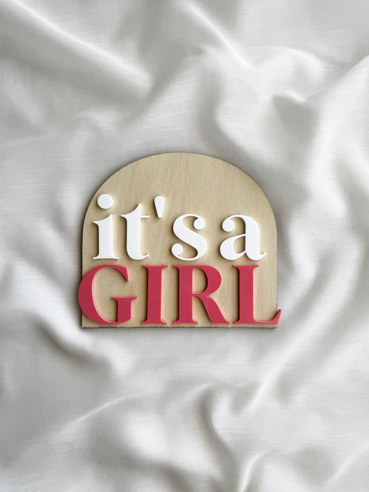 Gender Reveal Plaques