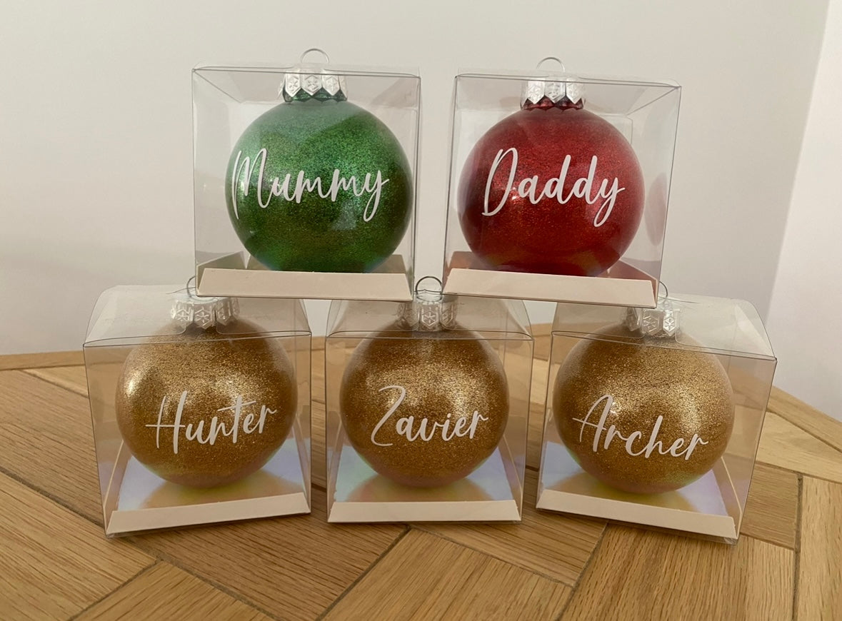 Glitter Bauble